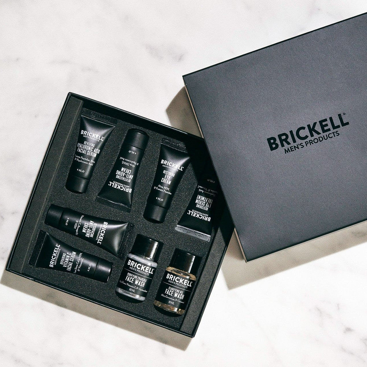 8 Piec Best Sellers Sample Kit by Brickell Men's Products