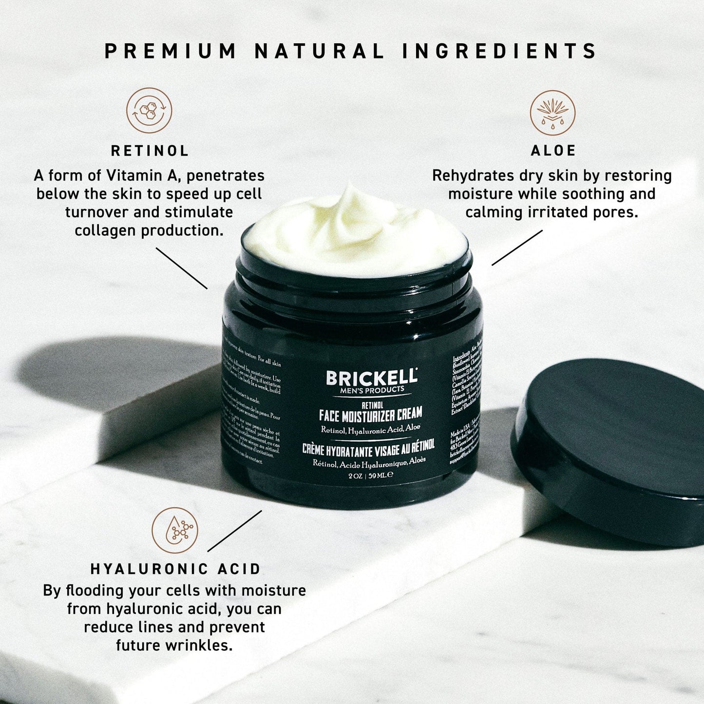 Retinol Face Moisturizer Cream for Men  [Amazon Landing]