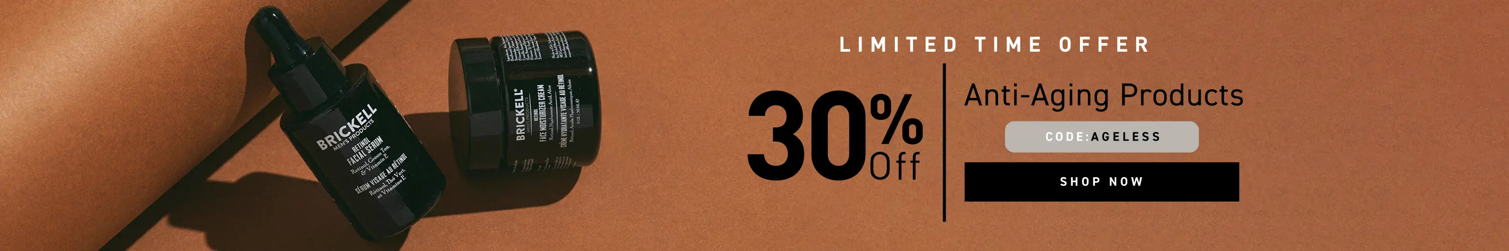 Limited Time Offer: 30% off Anti-Aging products. Code: AGELESS. Shop Now.