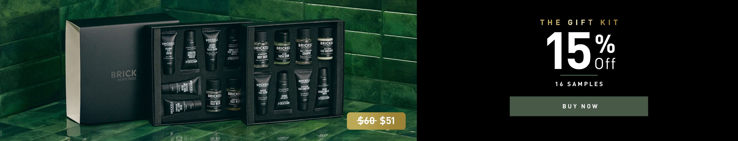 Get the Gift Kit: Let him discover what works best for his daily routine