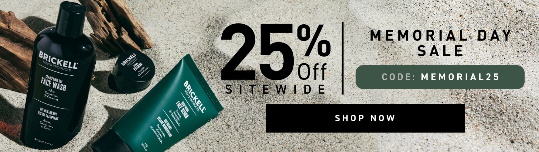 Limited Time Offer: 25% off Sitewide. Code: SHOP25. Shop Now.