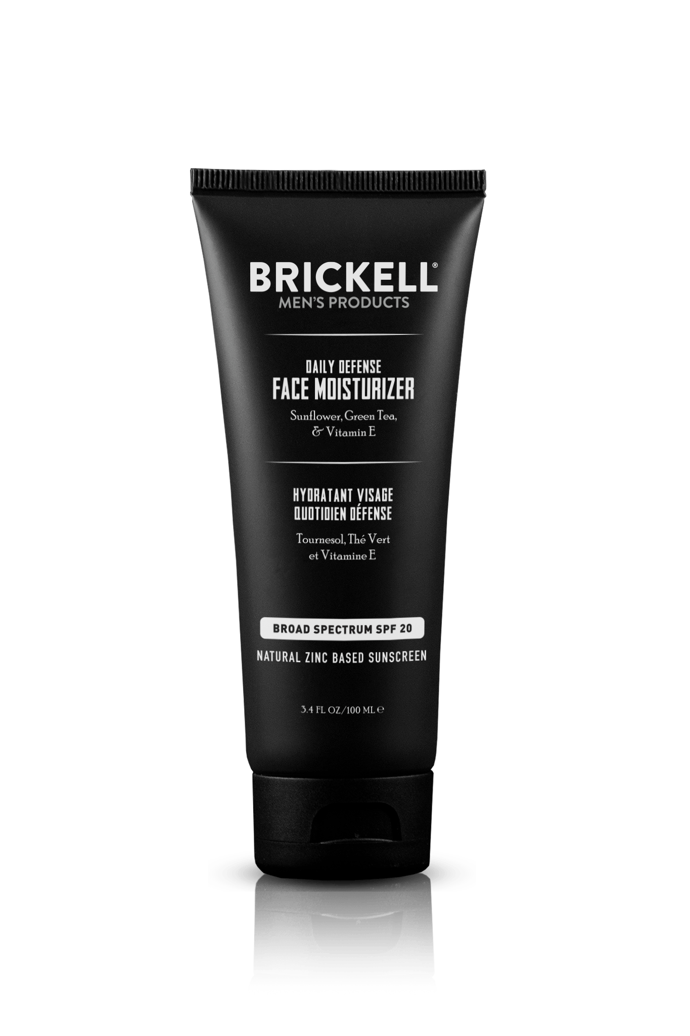 Brickell Daily Defense Face Moisturizer with SPF 20 for Men