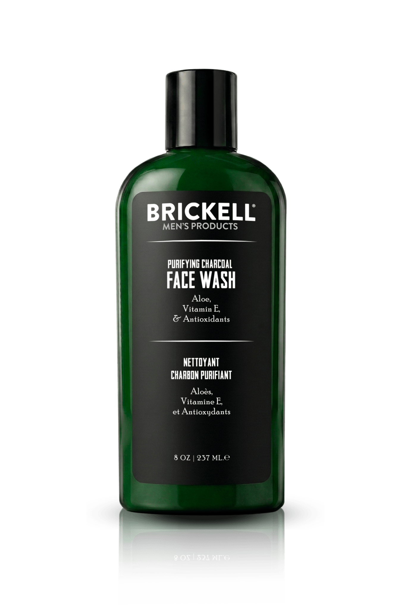 Brickell Purifying Charcoal Face Wash for Men