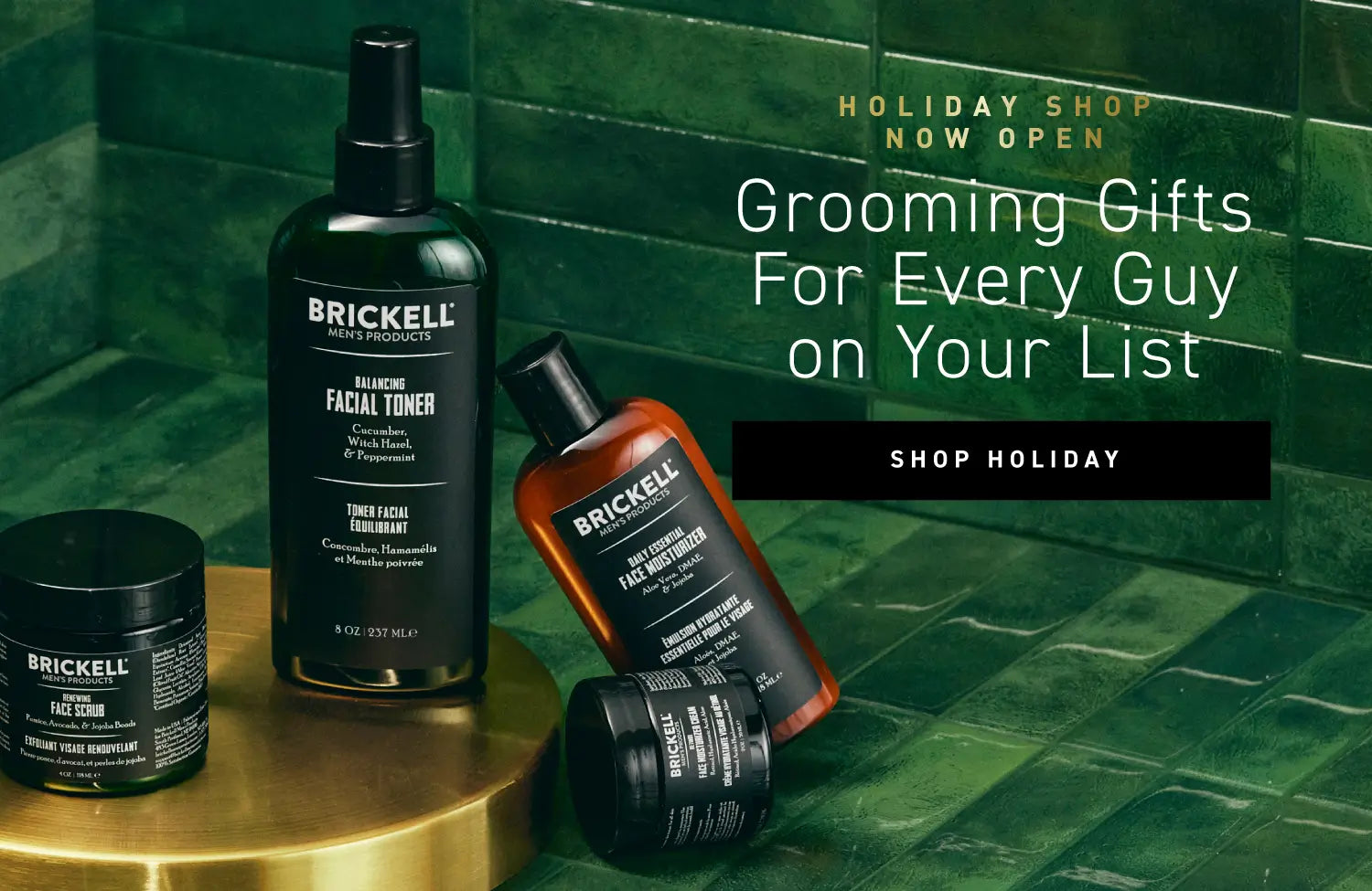 Holiday Shop Now Open. Grooming Gifts For Every Guy on Your List. Shop Holiday.