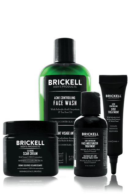 Best Acne System for Sensitive Skin by Brickell Men's Products
